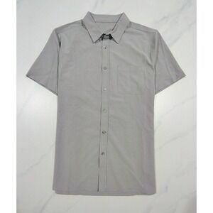 Vuori Bridge Short Sleeve  Shirt Men's Size Large Gray V184